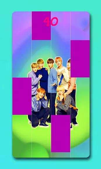 Kpop Music Game BTS Piano Tiles Screenshot2