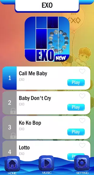 EXO Chibi Piano Tiles Screenshot1