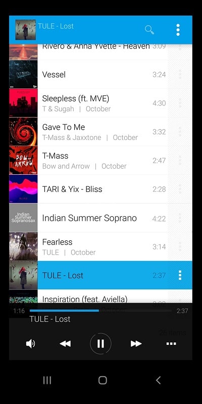 Avee Music Player Pro Screenshot1