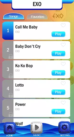 EXO Chibi Piano Tiles Screenshot2