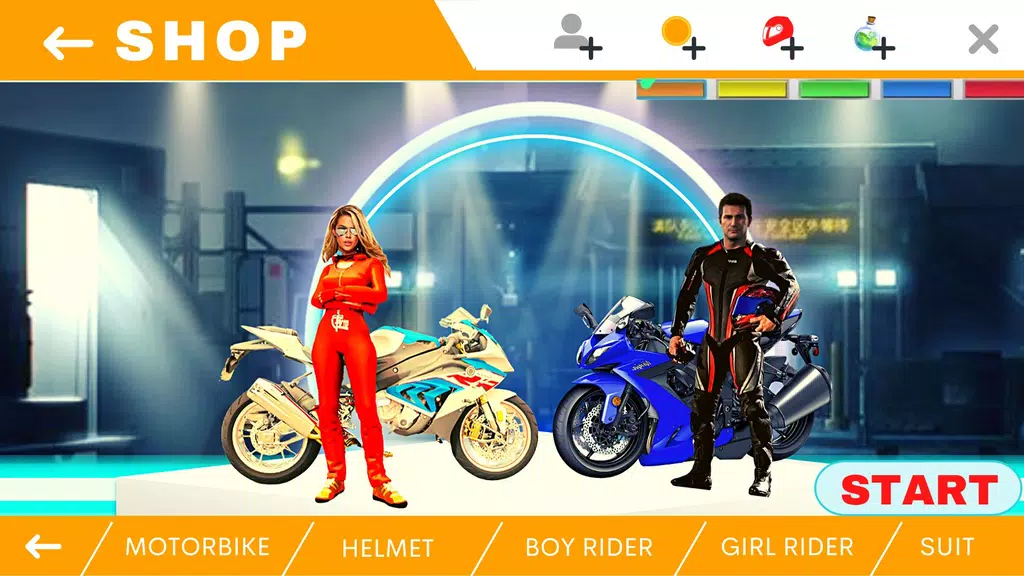 Moto bike driving scooter game Screenshot4