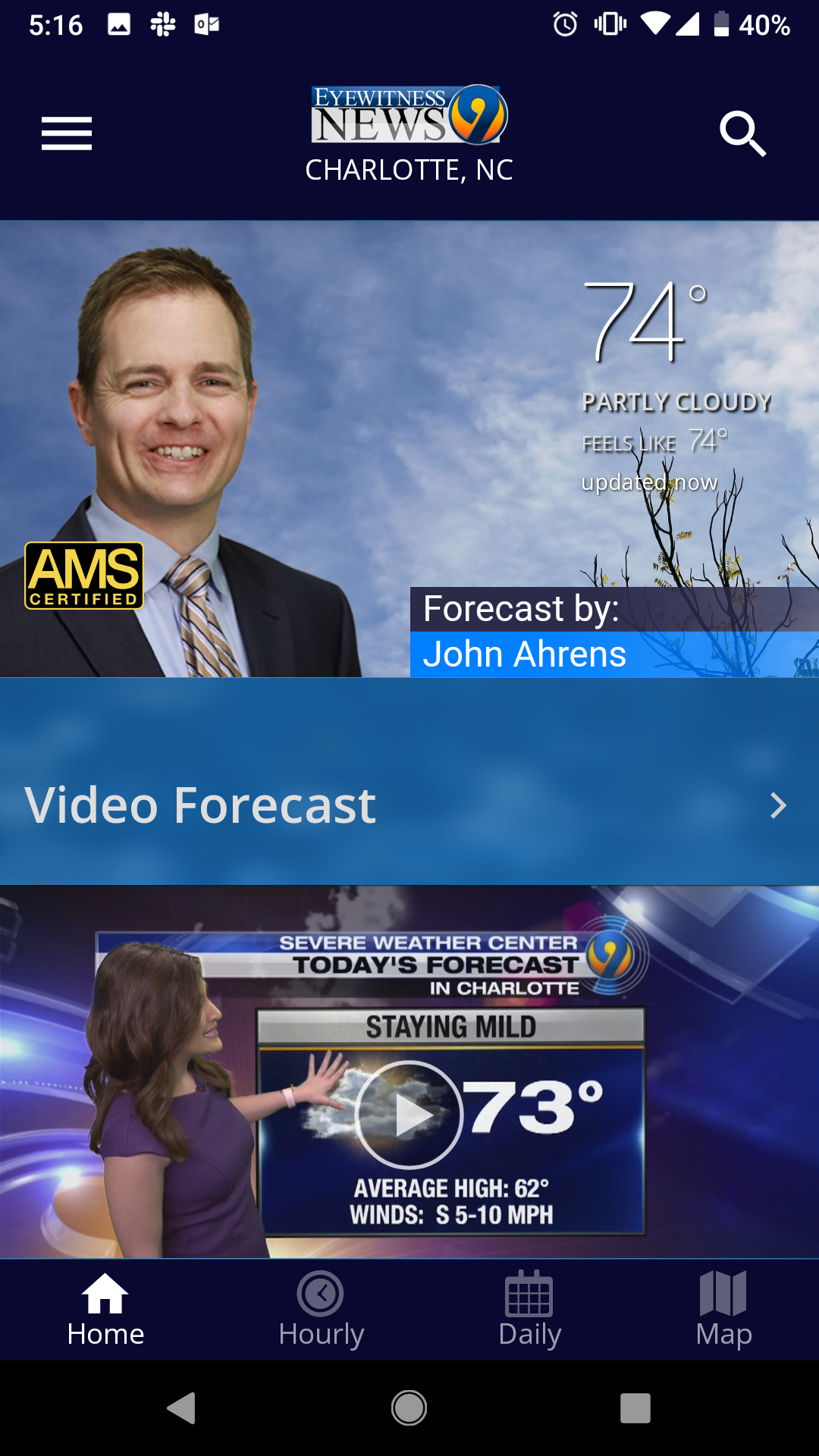 WSOC-TV Weather Screenshot1