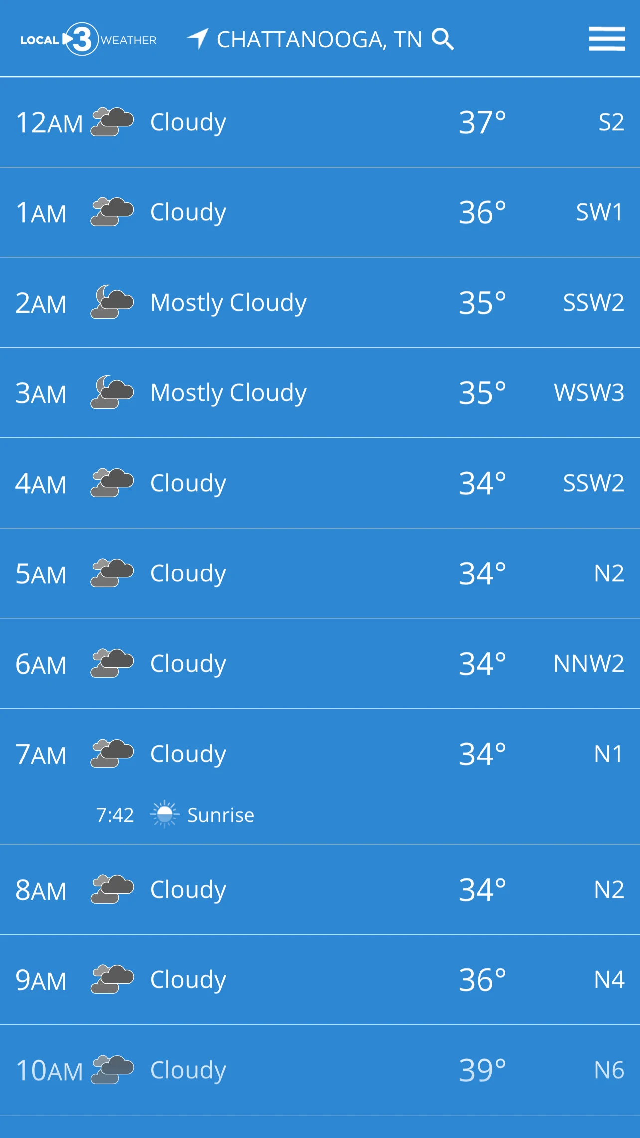 Local 3 Weather Screenshot2