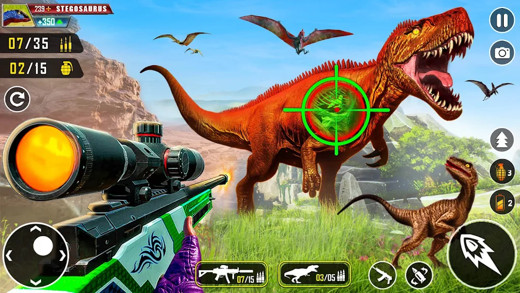 Wild Dino Hunter 3D Gun Games Screenshot2