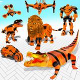 Robot Game Transform Crocodile APK