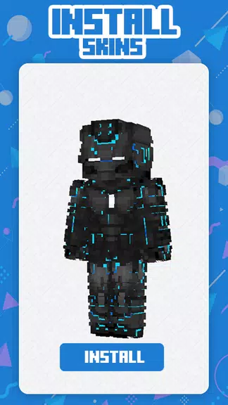 Neon Squad Skin Minecraft Screenshot4