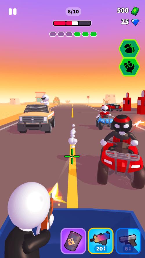 Rage Road - Car Shooting Game Screenshot2