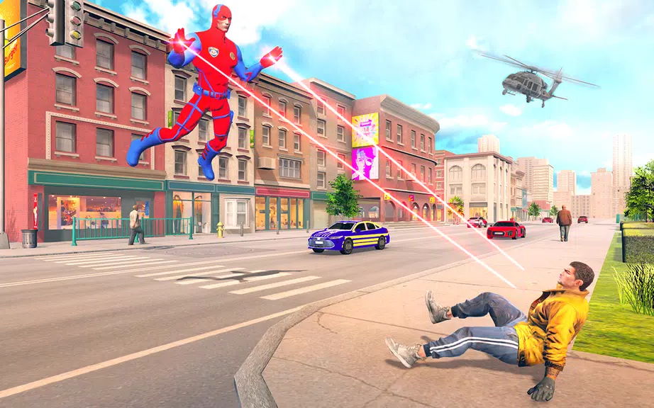 Captain Super Hero Man Game 3D Screenshot3