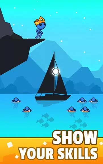 Stickman Jump into Water Screenshot1