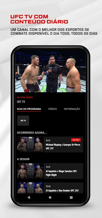 UFC Fight Pass - MMA ao vivo Screenshot3