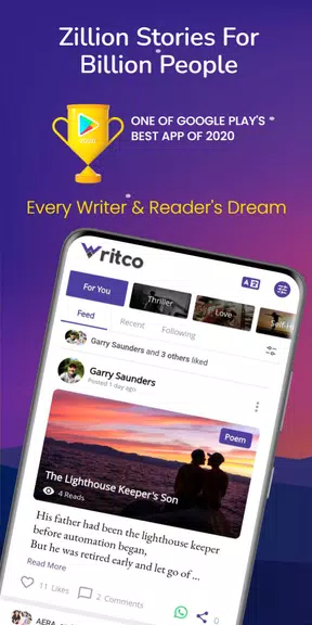 Writco – Read, Write, Publish Screenshot1