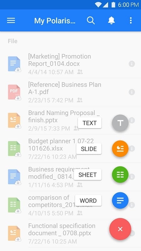 Polaris Office Screenshot1