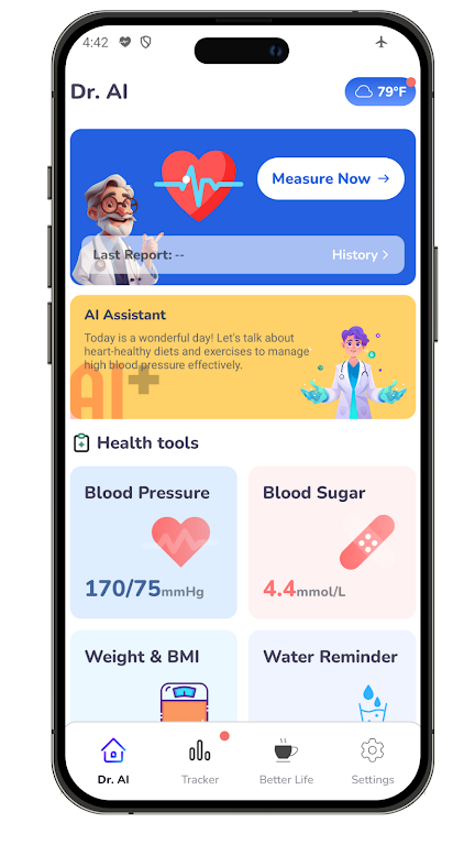 BP Tracker - Health Care A.I Screenshot3