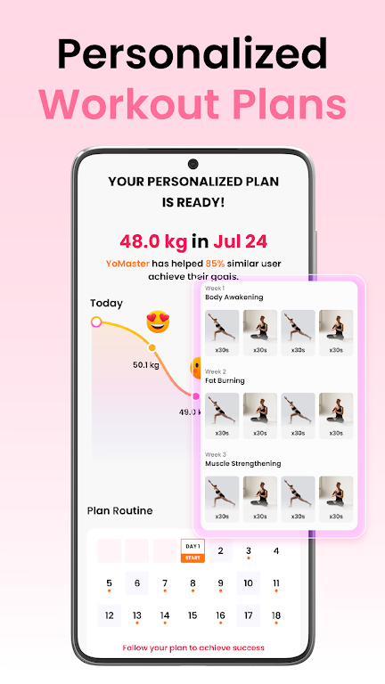 Pilates Workout - Wall Pilates Screenshot2