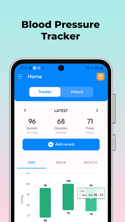 Smart BP, Blood Pressure App Screenshot1