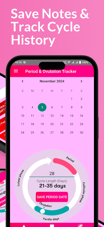 Period & Ovulation Tracker App Screenshot3