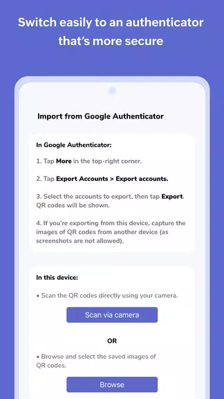 Authenticator App - OneAuth Screenshot3