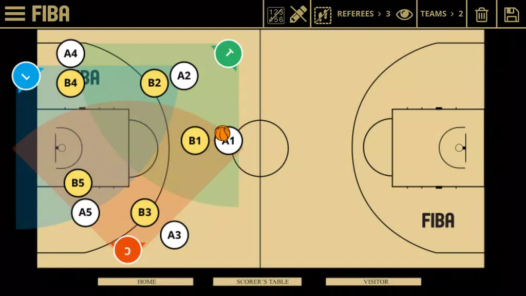 FIBA iRef Pre-Game Screenshot1