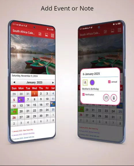 South African Calendar Screenshot1