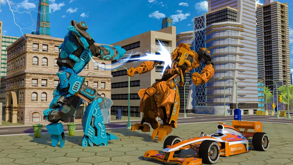 Formula Car Robot City Battle 2021 Screenshot2