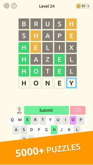 Wordiest: word guess puzzle Screenshot2