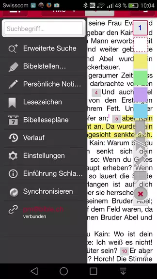 Studienbibel Schlachter 2000 Screenshot3