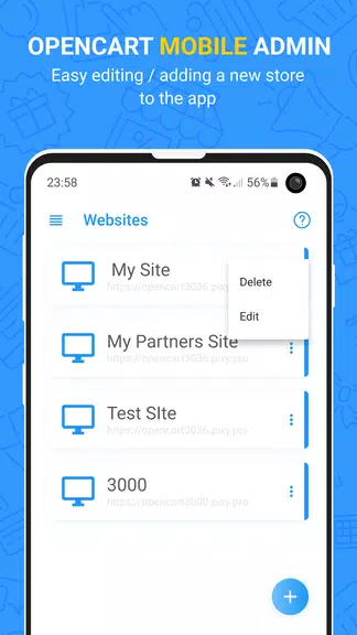 OpenCart Mobile Admin Screenshot1