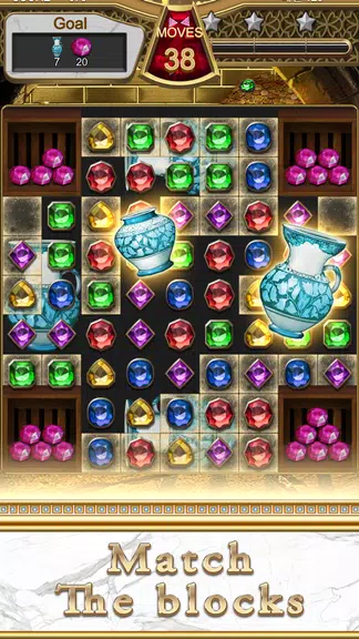 Jewels Magic Lamp : Match 3 Screenshot4