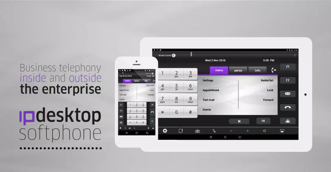 ALE IP Desktop Softphone Screenshot3
