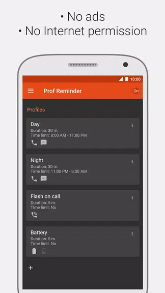 Prof Reminder Screenshot1