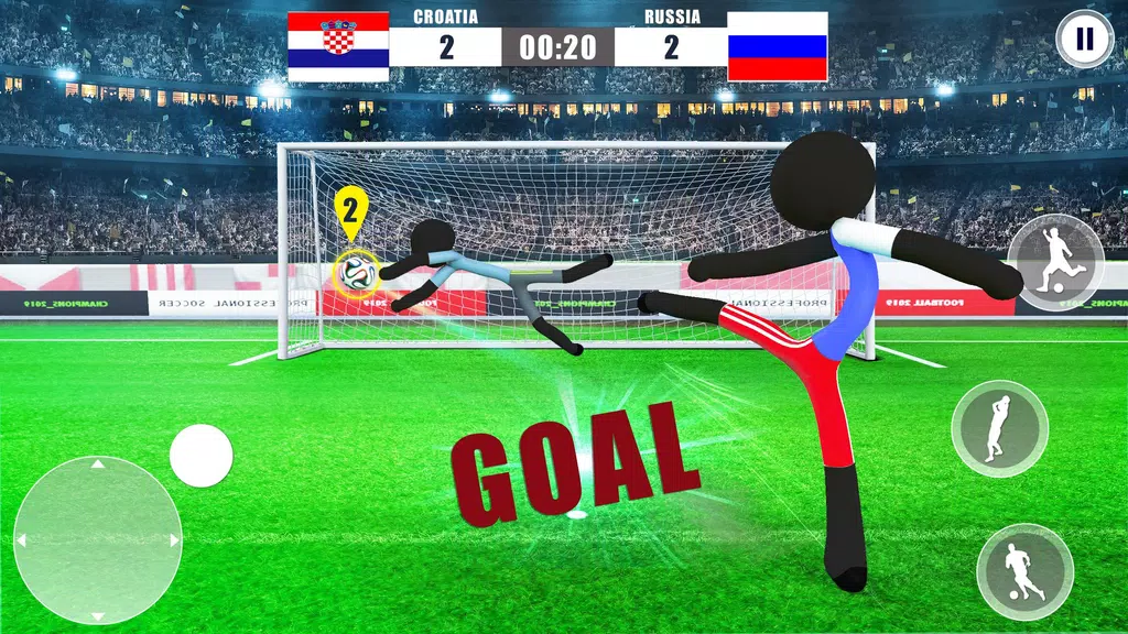 Stickman Football Strike Games Screenshot3