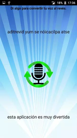 Speak backwards - Voice Screenshot3