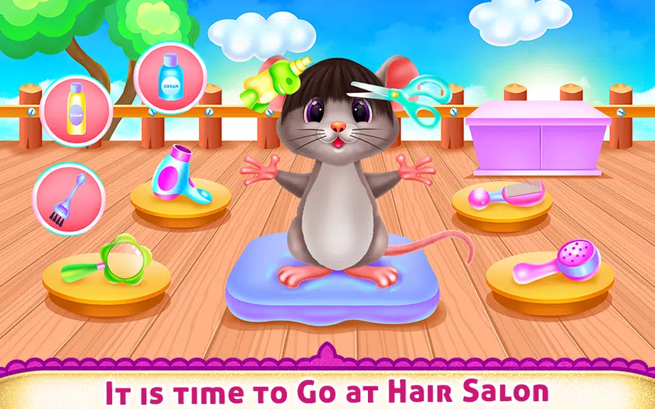 Cute Mouse Caring And Dressup Screenshot3