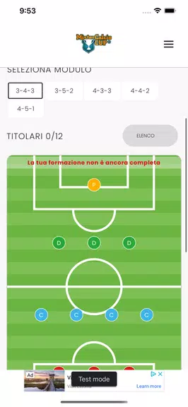 Mister Calcio Cup Screenshot4