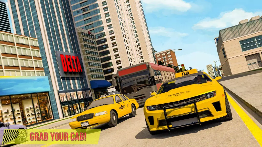 Passenger Taxi Car City Rush Driving Screenshot3