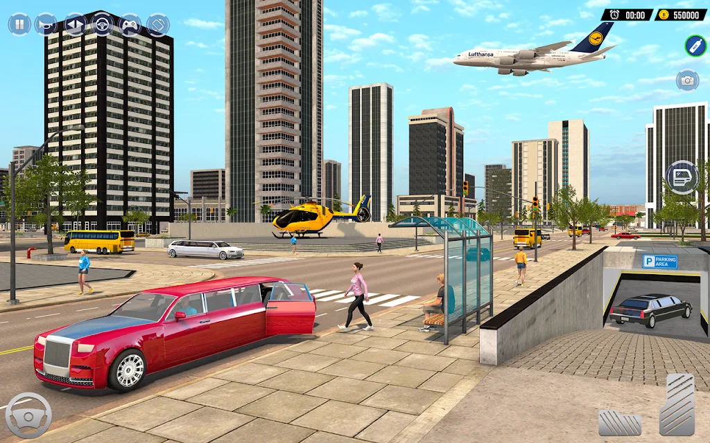 Limousine Taxi Driving Game Screenshot1