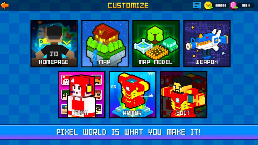 Cops N Robbers:Pixel Craft Gun Screenshot5