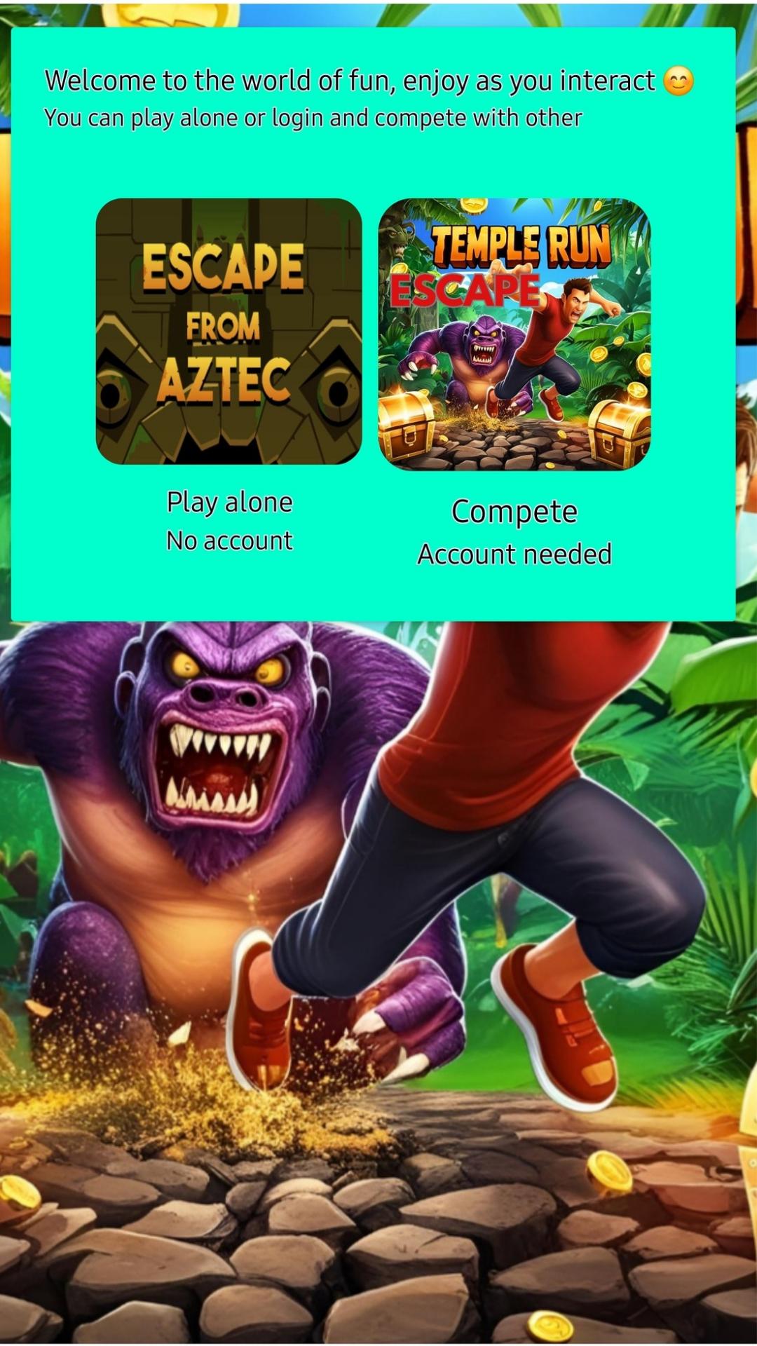 Escape Temple Run Game Screenshot1