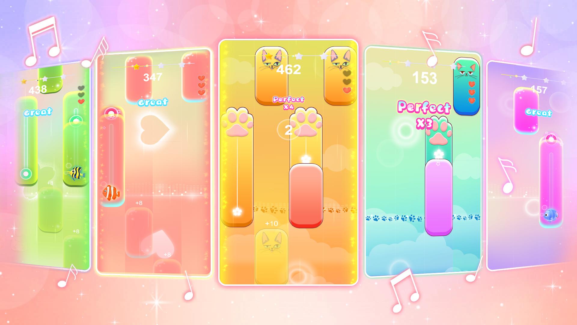 PopCat Tiles: Piano & Music Screenshot6