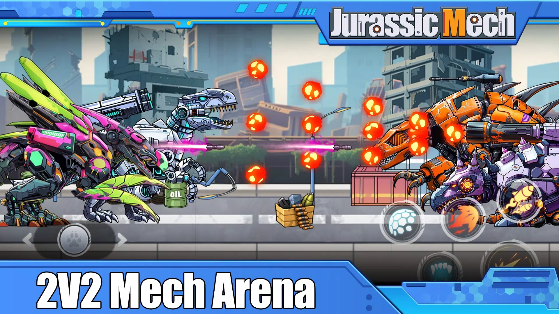 Jurassic Mech: Dinosaur War Screenshot3
