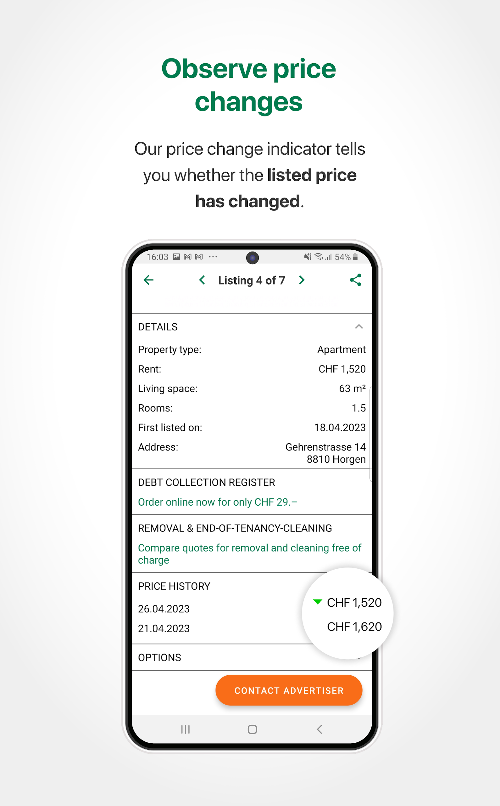 Comparis Property Switzerland Screenshot3