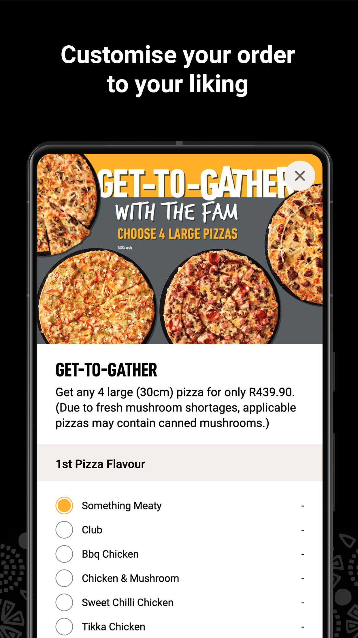 Debonairs Pizza Screenshot3