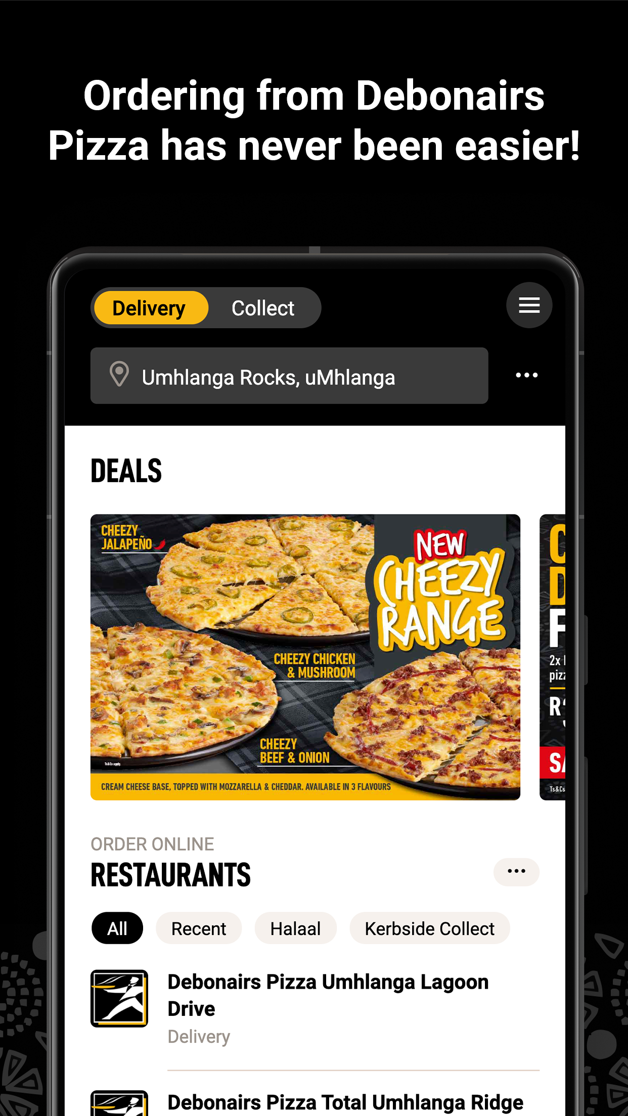 Debonairs Pizza Screenshot1