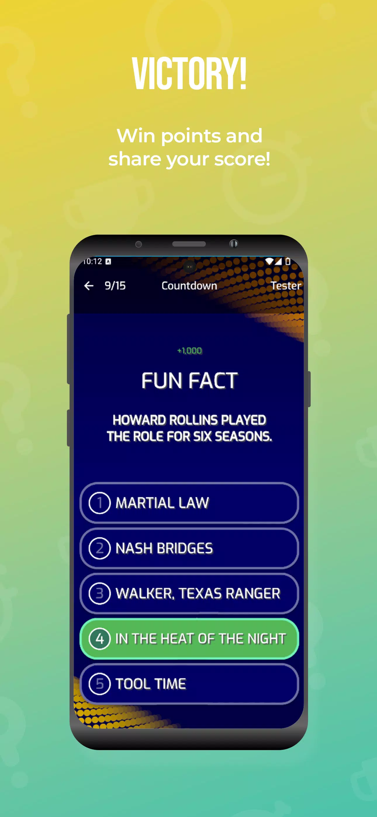 Buzztime Trivia Screenshot5