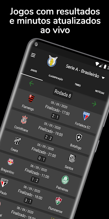 Brasileirão 2025 Série A B e C Screenshot1