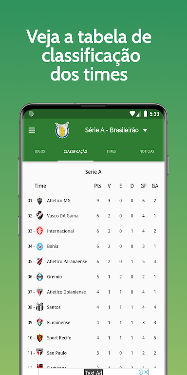 Brasileirão 2025 Série A B e C Screenshot3