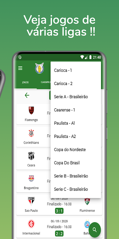 Brasileirão 2025 Série A B e C Screenshot2