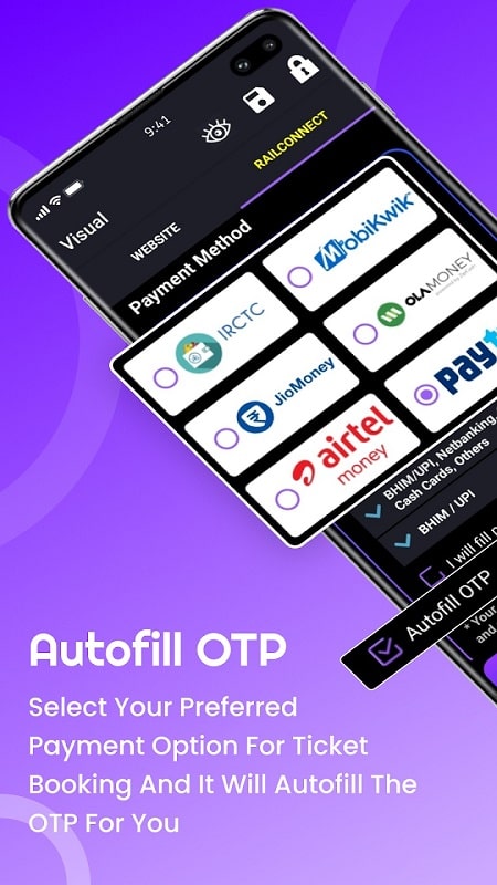 Auto Train Ticket Booking Screenshot4