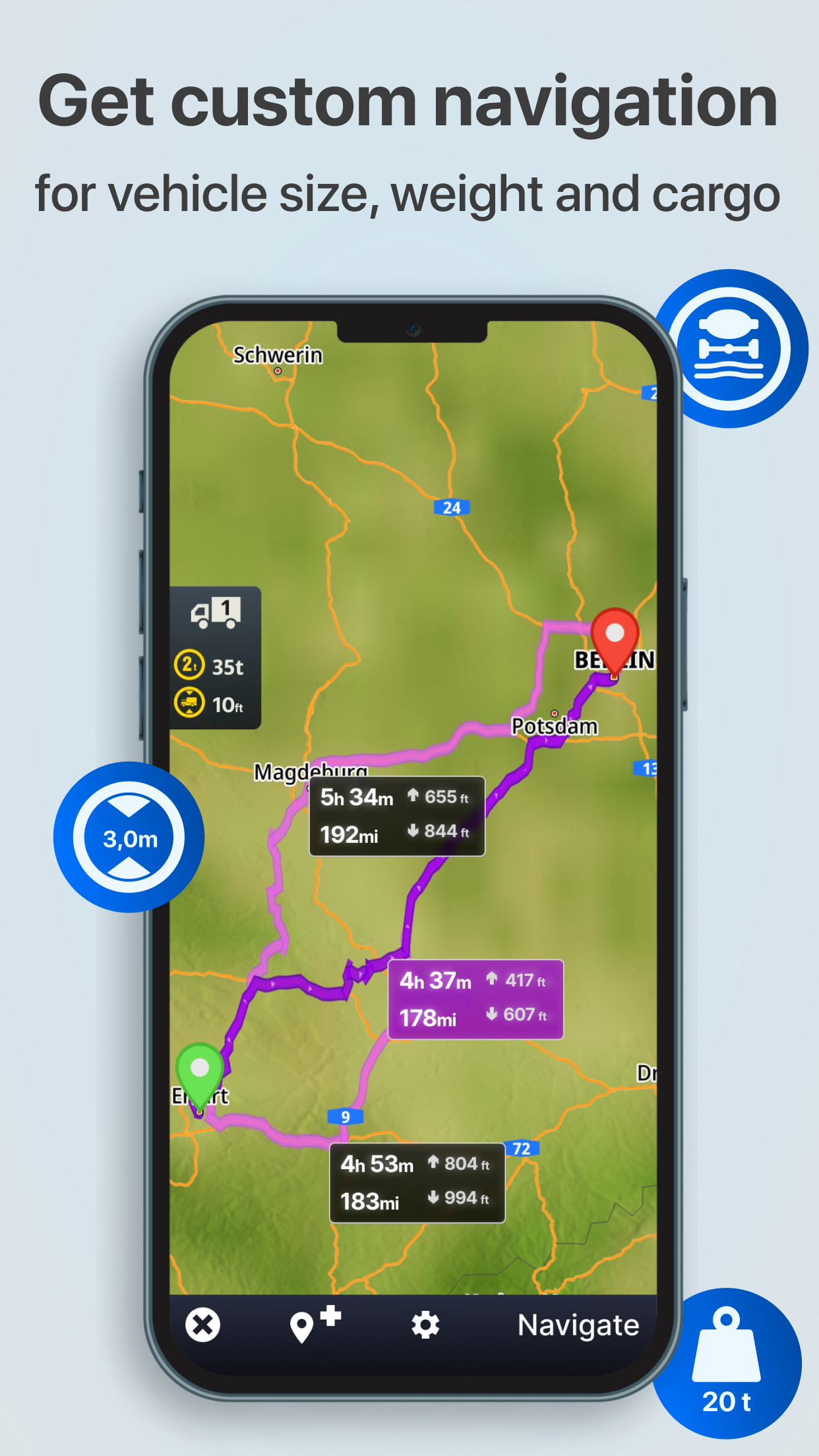 Sygic GPS Truck & Caravan Screenshot2