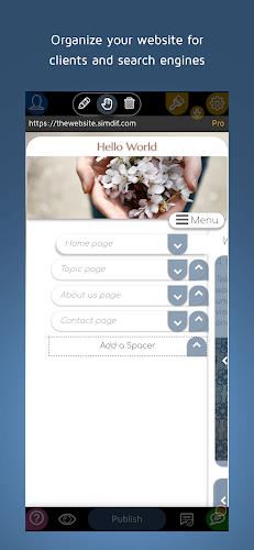 Website Builder for Android Screenshot1